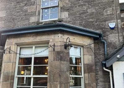Traditional building window blinds fitted